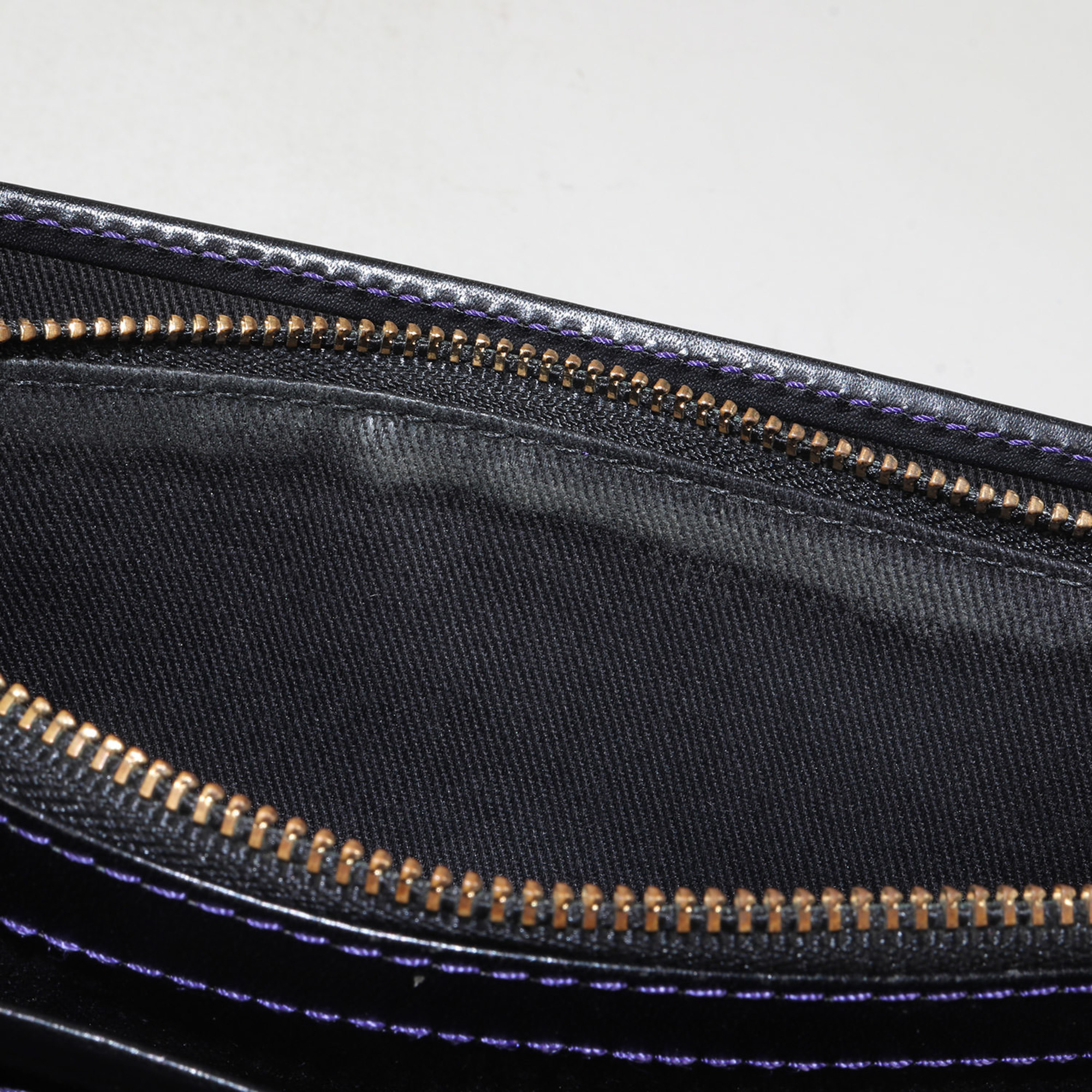 RALPH LAUREN Wallet with Horse Tack Parts Leather Long Black Accessory Men's K4097