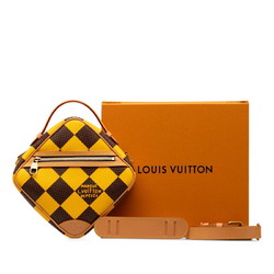 Louis Vuitton Damier Pop Chess Shoulder Bag N40562 Jaune Matte Yellow PVC Leather Men's LOUIS VUITTON