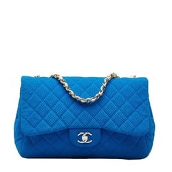 Chanel Matelasse 30 Coco Mark Handbag Shoulder Bag Blue Canvas Women's CHANEL