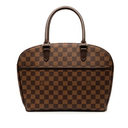 Louis Vuitton Damier Saria Horizontal Handbag N51282 Brown PVC Leather Women's LOUIS VUITTON