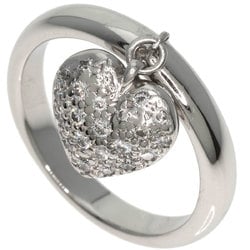 Tiffany & Co. Sentimental Heart Diamond Ring, Platinum PT950, Women's, TIFFANY