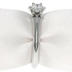 Tiffany Solitaire Knife Edge Diamond Ring, Platinum PT950, Women's, TIFFANY&Co.