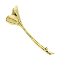 Tiffany Ginkgo Brooch, 18K Yellow Gold, Women's, TIFFANY&Co.