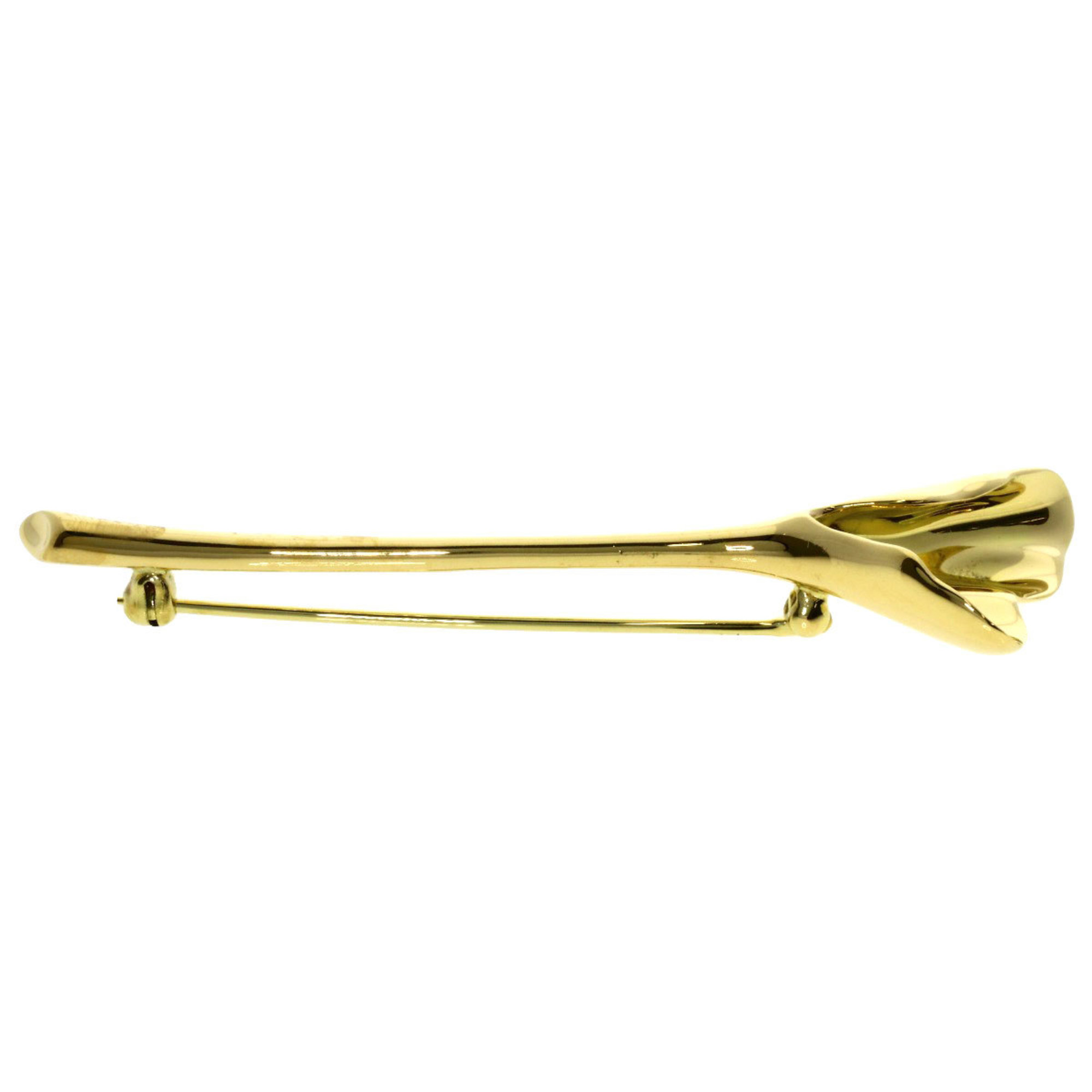 Tiffany Ginkgo Brooch, 18K Yellow Gold, Women's, TIFFANY&Co.