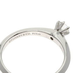 Tiffany Solitaire Knife Edge Diamond Ring, Platinum PT950, Women's, TIFFANY&Co.