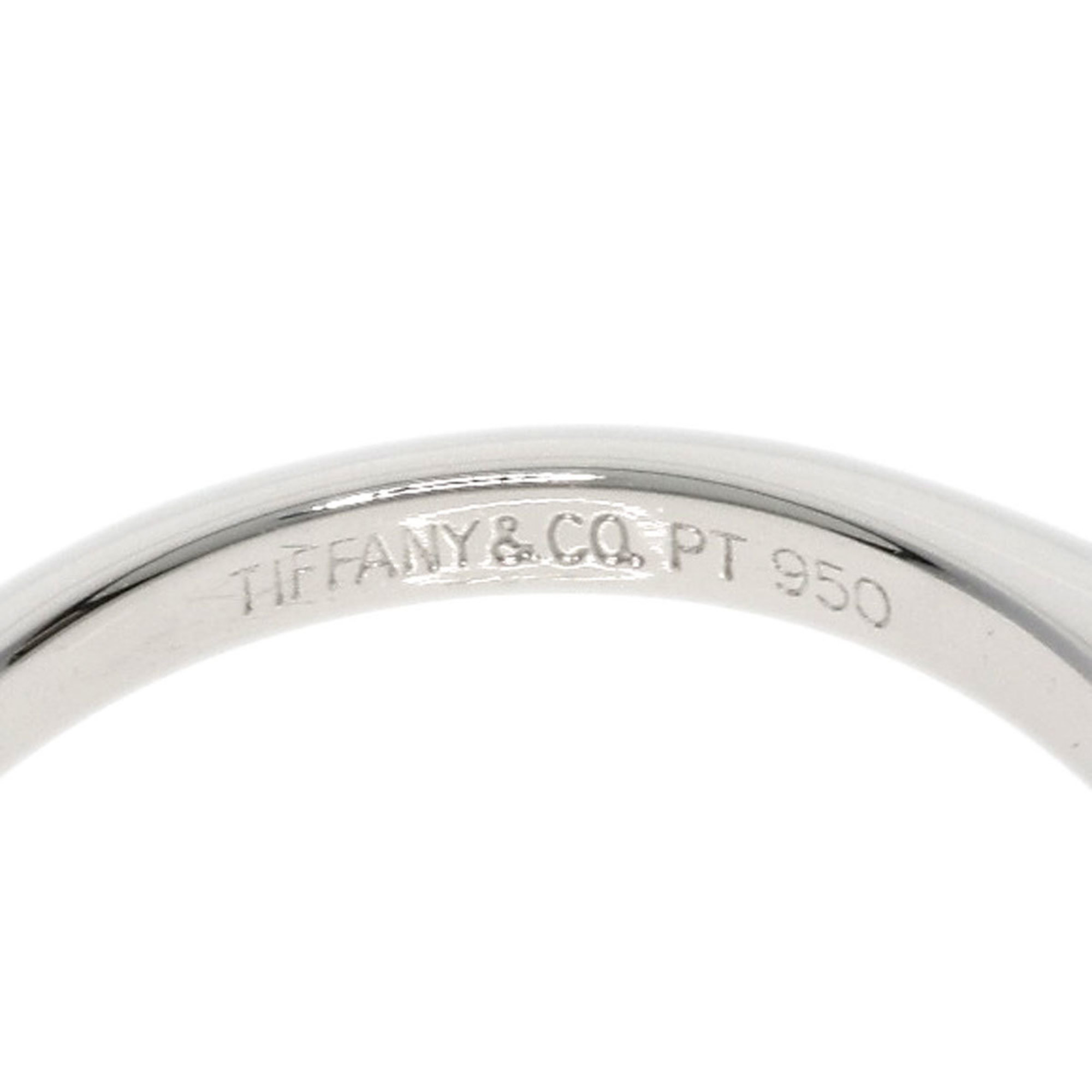 Tiffany Solitaire Knife Edge Diamond Ring, Platinum PT950, Women's, TIFFANY&Co.