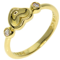 Tiffany Full Heart 2P Diamond Ring, 18K Yellow Gold, Women's, TIFFANY&Co.