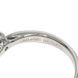 Tiffany Harmony Round Brilliant 1P Diamond Ring, Platinum PT950, Women's, TIFFANY&Co.