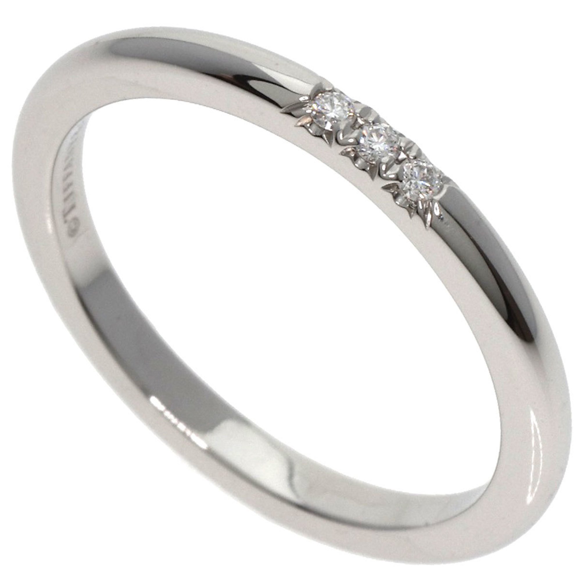 Tiffany Classic Band Forever Diamond Ring, Platinum PT950, Women's, TIFFANY&Co.