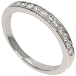 Tiffany & Co. Half Eternity Diamond Ring, Platinum PT950, Women's, TIFFANY