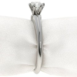 Tiffany Solitaire Knife Edge Diamond Ring, Platinum PT950, Women's, TIFFANY&Co.