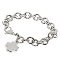 Tiffany & Co. Cross motif bracelet, silver, for women, TIFFANY