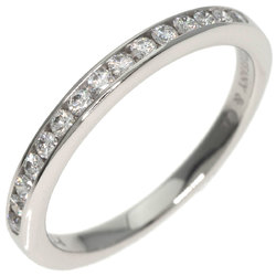Tiffany Channel Setting Half Eternity Diamond Ring, Platinum PT950, Women's, TIFFANY&Co.