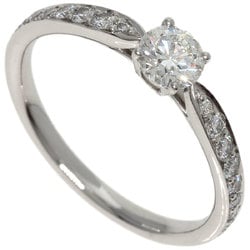 Tiffany & Co. Harmony 1P Diamond Ring, Platinum PT950, Women's, TIFFANY