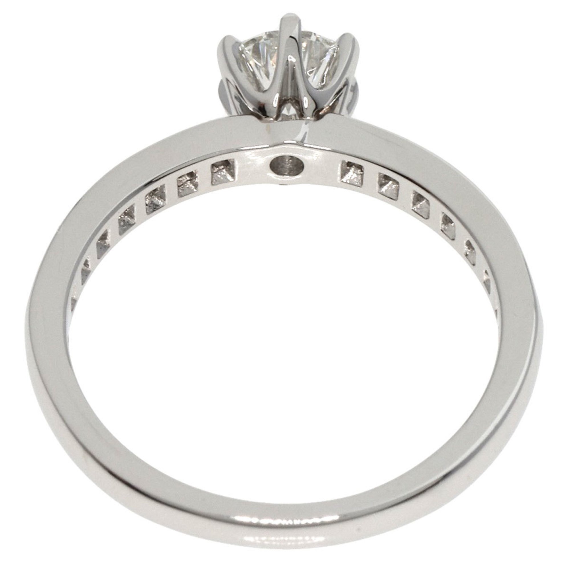 Tiffany Solitaire Channel Setting Diamond Ring, Platinum PT950, Women's, TIFFANY&Co.