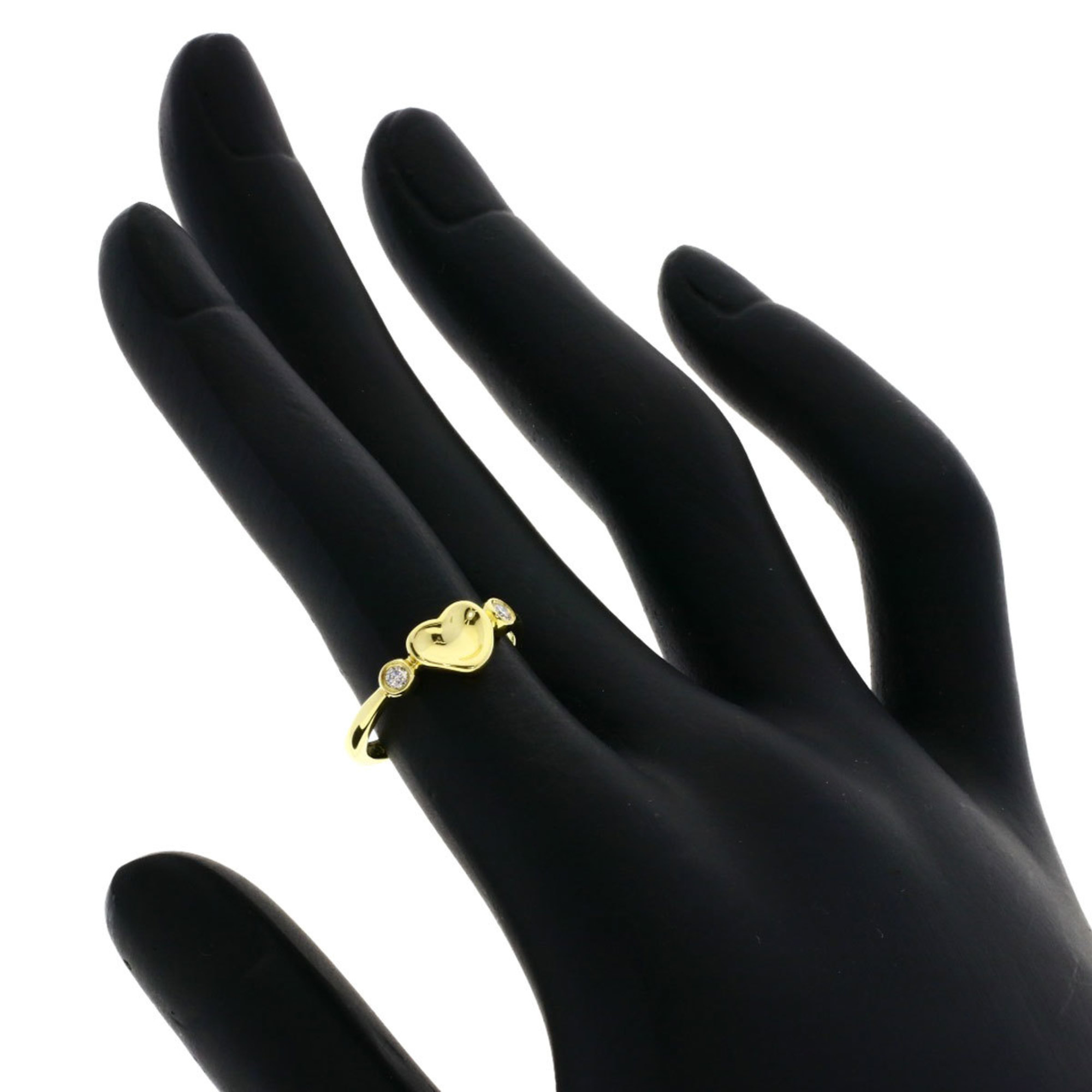 Tiffany Full Heart 2P Diamond Ring, 18K Yellow Gold, Women's, TIFFANY&Co.