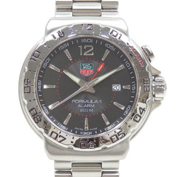 TAG Heuer Wristwatch Formula 1 Alarm Men's Quartz SS WAC111A.BA0850 Battery Operated Black Character Edition