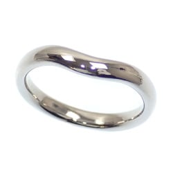 Tiffany Curved Band Ring for Women, Pt950, Size 12.5, 6.1g, Platinum, Elsa Peretti, 60016473