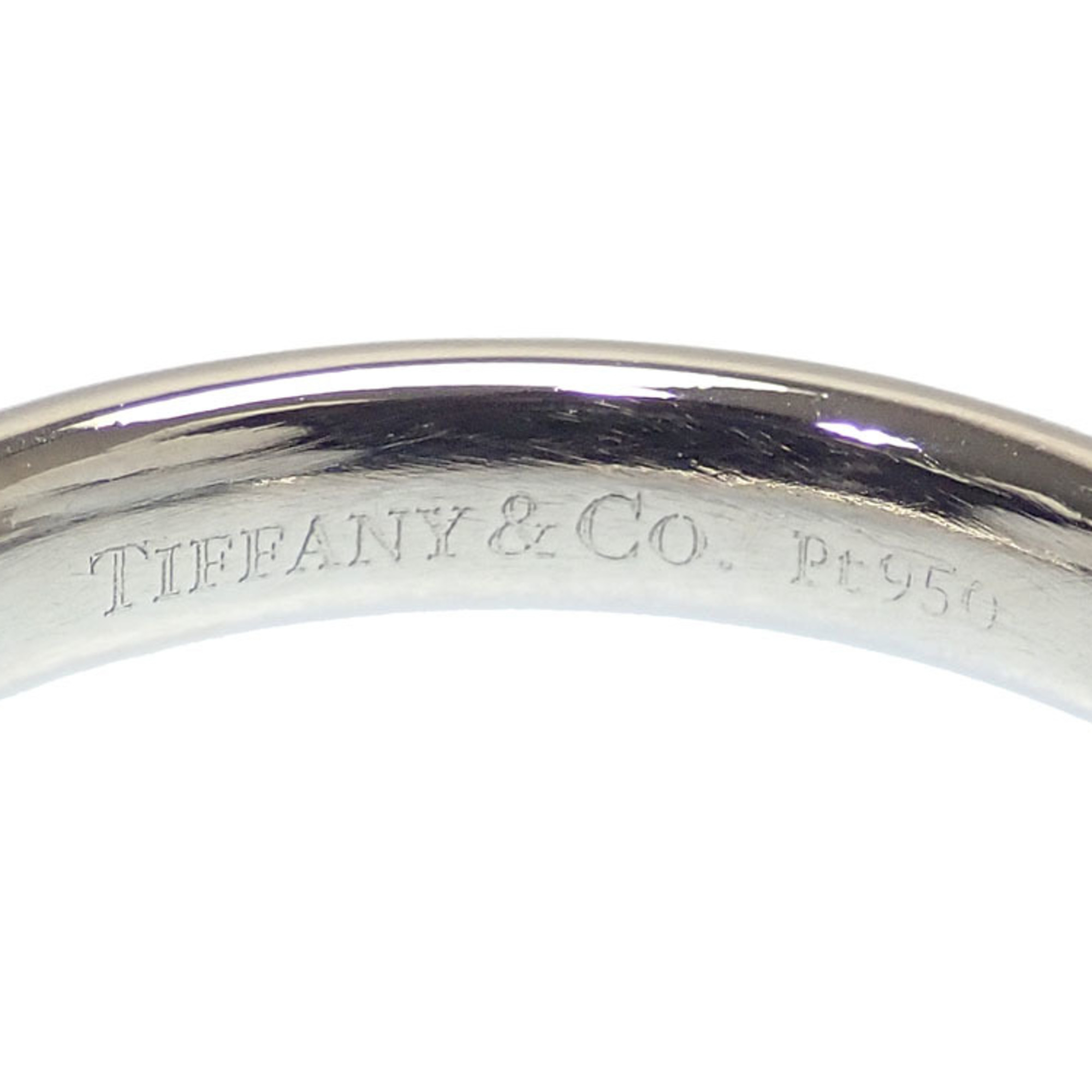 Tiffany Curved Band Ring for Women, Pt950, Size 12.5, 6.1g, Platinum, Elsa Peretti, 60016473