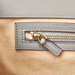 Gucci Bamboo Nimfair Small Handbag 453767 Grey Leather Women's GUCCI