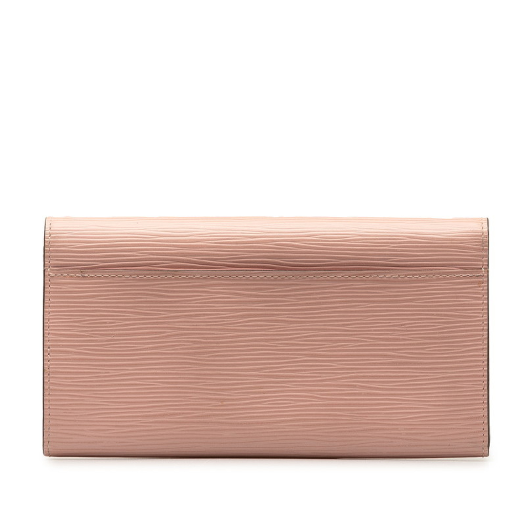 Louis Vuitton Epi Portefeuille Sarah Long Wallet M61216 Rose Ballerine Pink Leather Women's LOUIS VUITTON