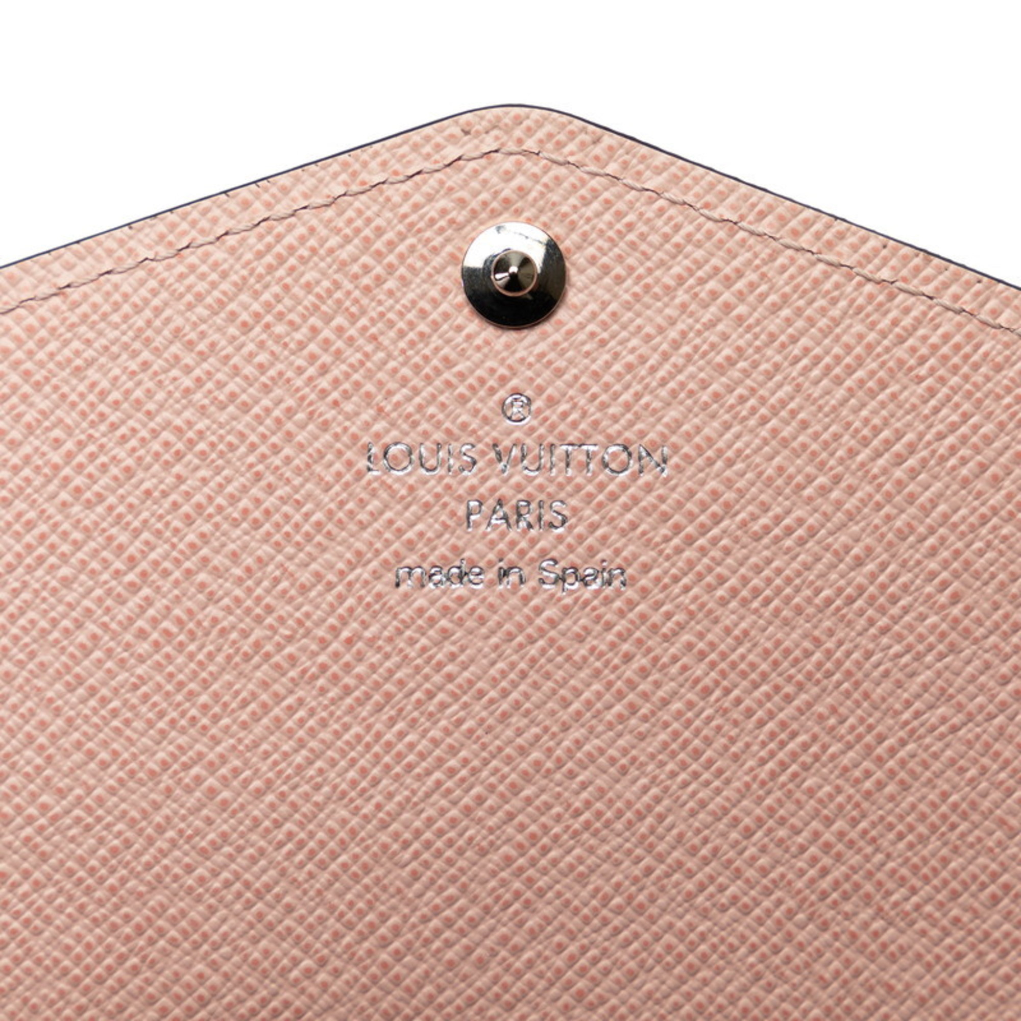 Louis Vuitton Epi Portefeuille Sarah Long Wallet M61216 Rose Ballerine Pink Leather Women's LOUIS VUITTON