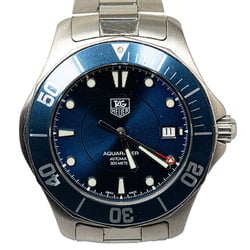 TAG Heuer Aquaracer Wristwatch WAB2011 Automatic Blue Dial Stainless Steel Men's HEUER