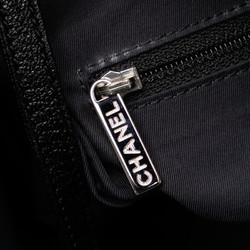 Chanel Coco Mark Paris Biarritz Tote PM Handbag Bag A34208 Black PVC Canvas Women's CHANEL