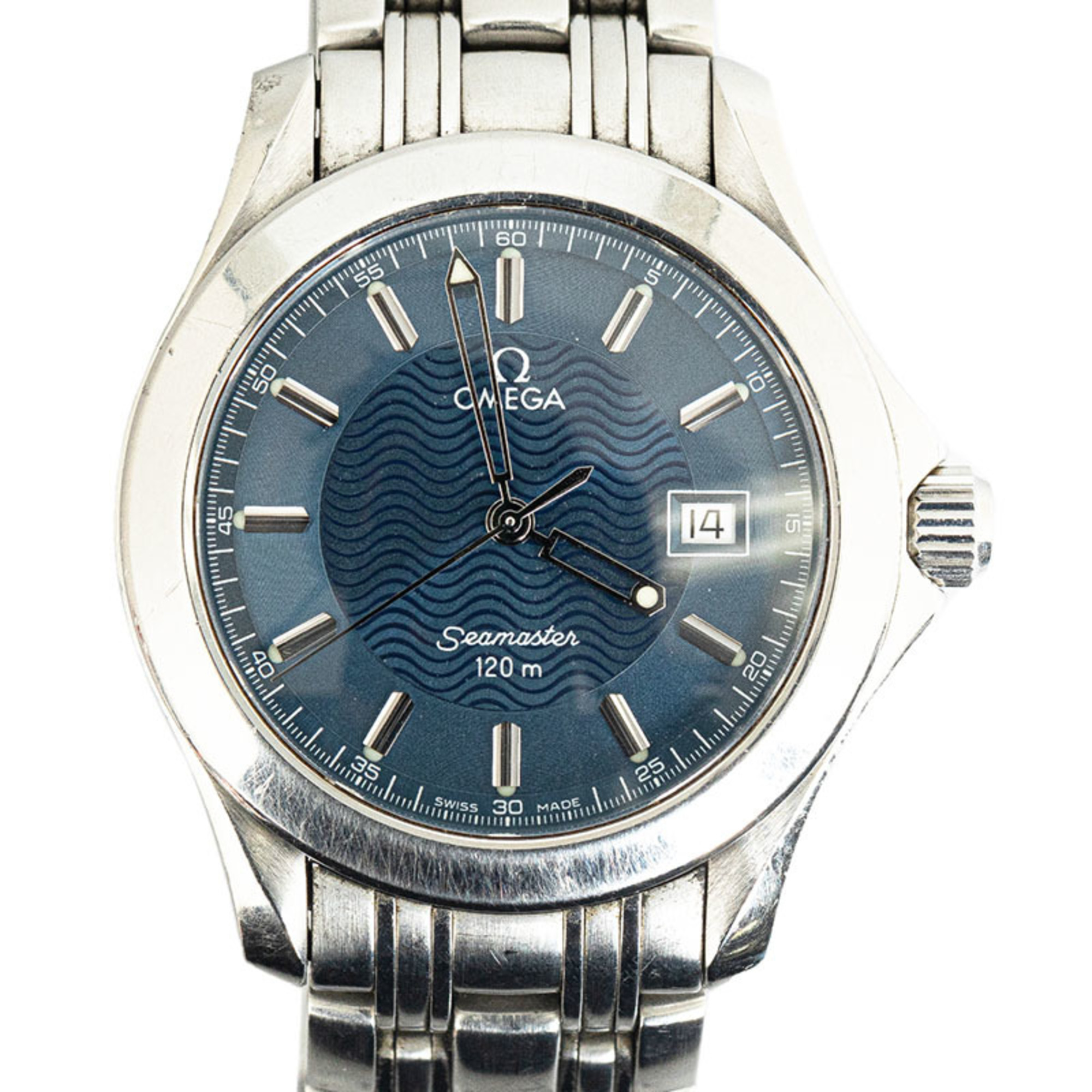 OMEGA Seamaster 120 Watch 2511.81 Quartz Navy Dial Stainless Steel Men's |  eLADY Globazone