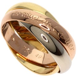 Cartier Trinity #49 Ring K18 White Gold/K18YG/K18PG Women's CARTIER