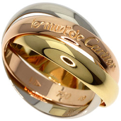 Cartier Trinity #49 Ring, K18 White Gold/K18YG/K18PG, Women's, CARTIER