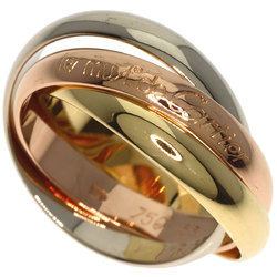 Cartier Trinity #53 Ring, K18 Yellow Gold/K18WG/K18PG, Women's, CARTIER