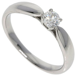 Tiffany Harmony Round Brilliant 1P Diamond Ring, Platinum PT950, Women's, TIFFANY&Co.