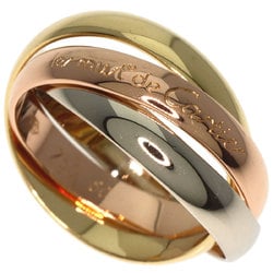 Cartier Trinity #50 Ring, K18 Yellow Gold/K18WG/K18PG, Women's, CARTIER