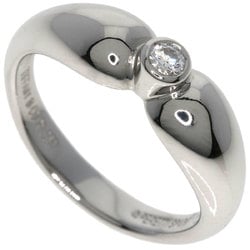 Tiffany & Co. Teardrop 1P Diamond Ring, Platinum PT950, Women's, TIFFANY