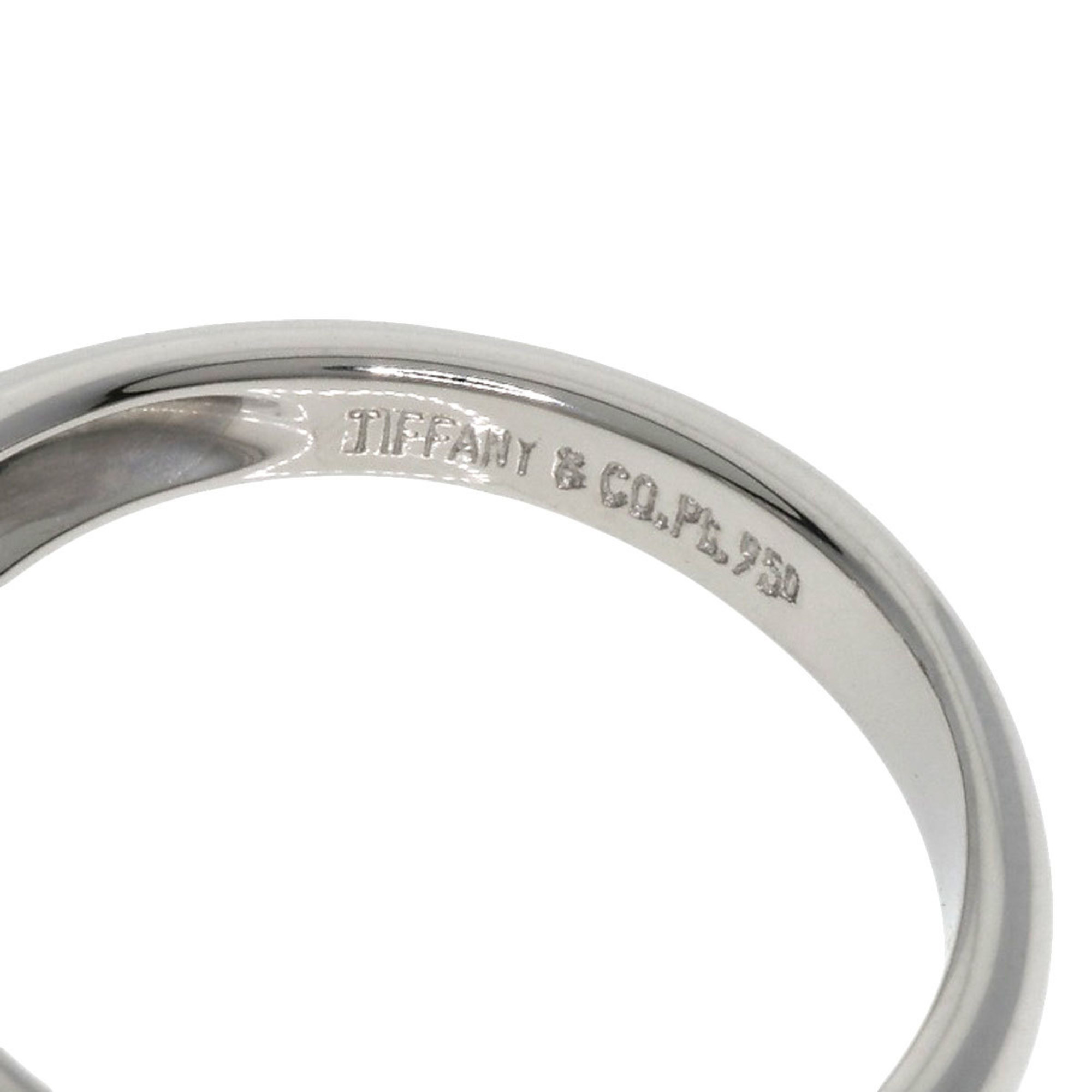 Tiffany & Co. Teardrop 1P Diamond Ring, Platinum PT950, Women's, TIFFANY