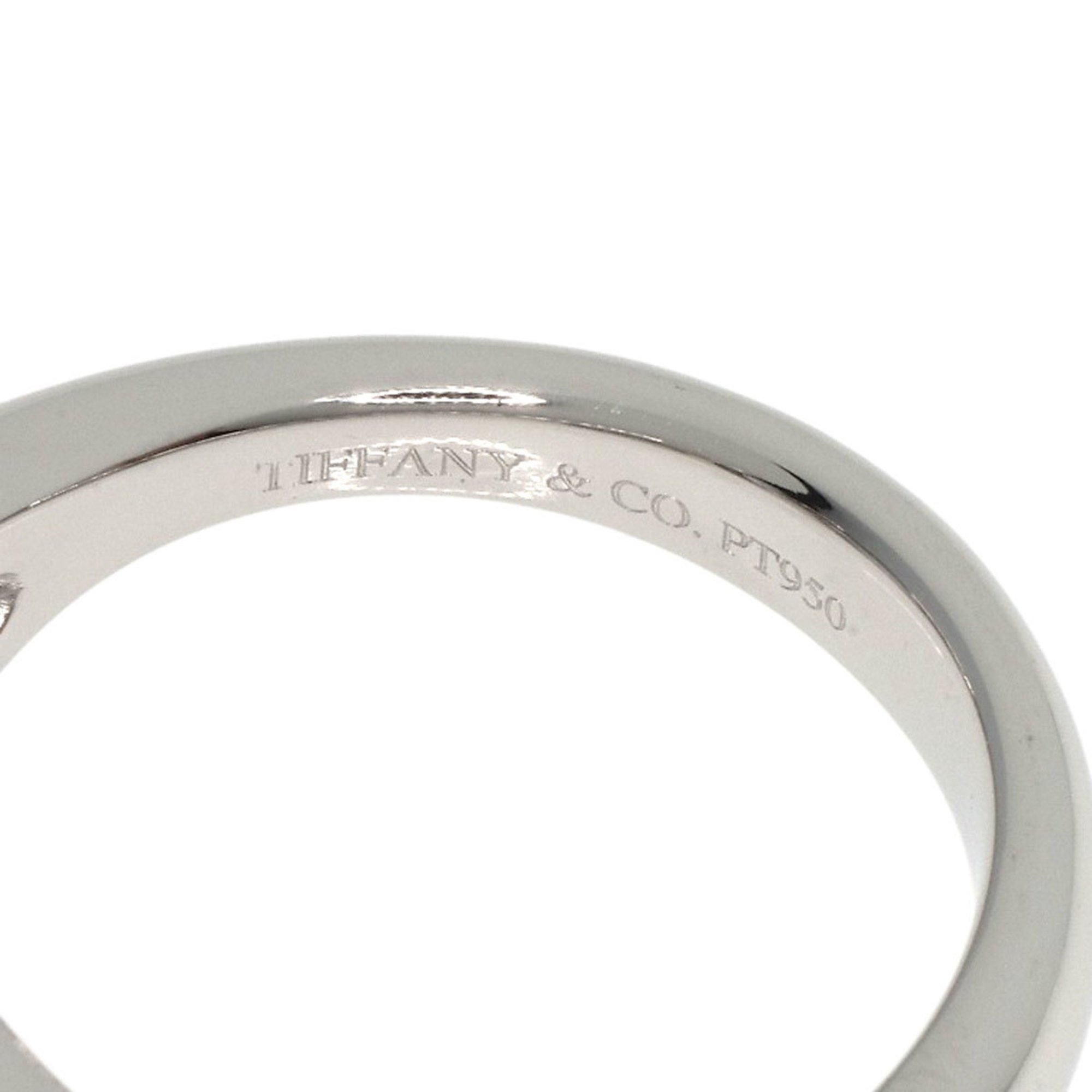 Tiffany & Co. Double Teardrop Diamond Ring, Platinum PT950, Women's, TIFFANY