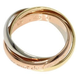 Cartier Trinity #48 Ring K18 Yellow Gold/K18WG/K18PG Women's CARTIER