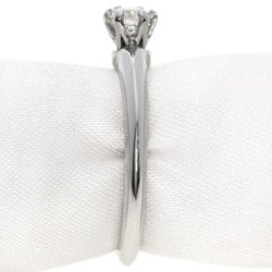 Tiffany Solitaire Knife Edge Diamond Ring, Platinum PT950, Women's, TIFFANY&Co.