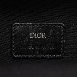 Christian Dior Dior Trotter Smartphone Case Handbag Shoulder Bag Beige Black Leather Jacquard Women's