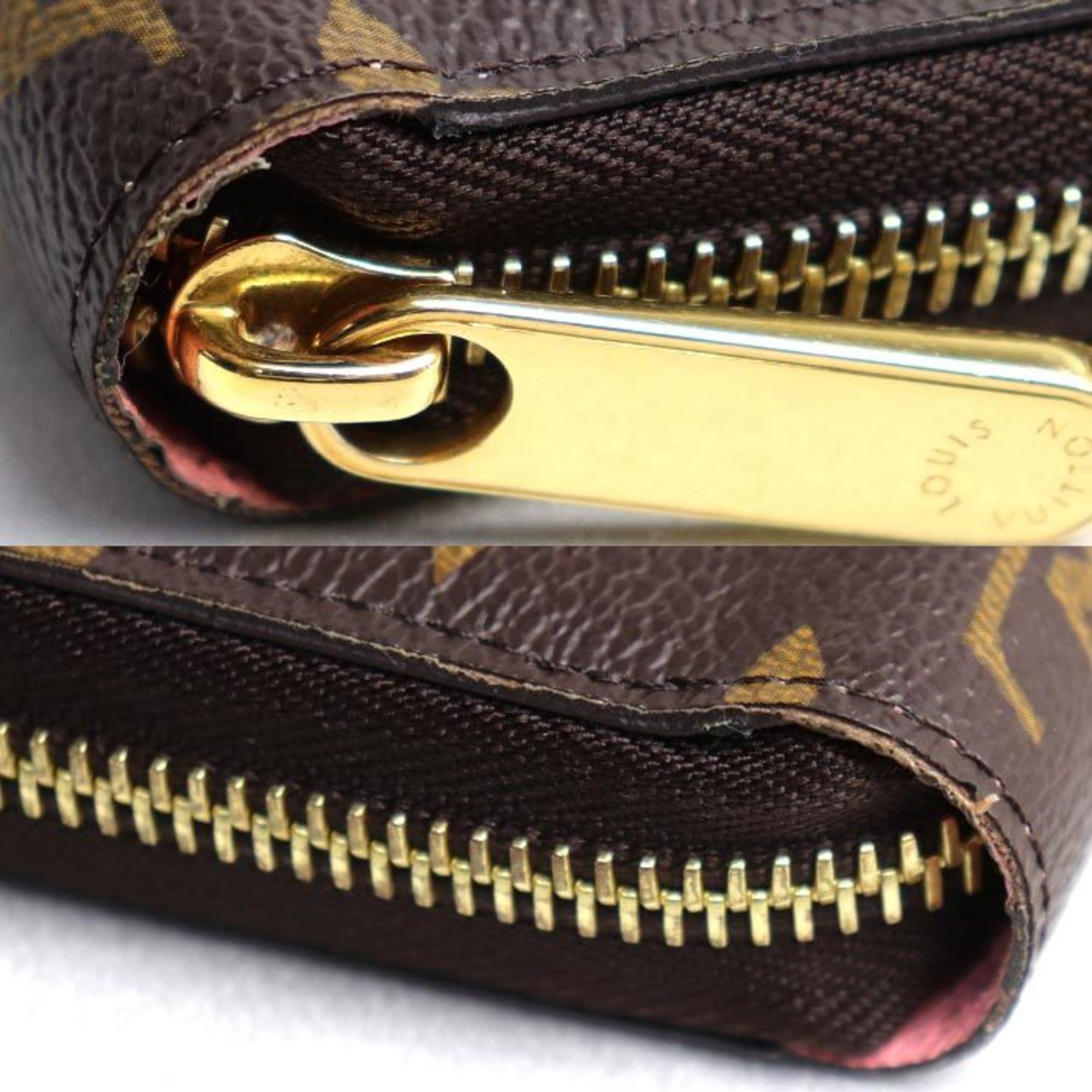 LOUIS VUITTON Louis Vuitton Zippy Wallet Vivienne Long Round Monogram Brown M69753 Women's