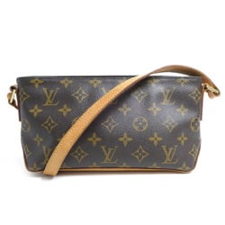 LOUIS VUITTON Louis Vuitton Monogram Trotter Shoulder Bag Brown M51240 Women's