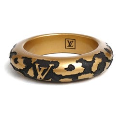LOUIS VUITTON Louis Vuitton Wood Lacquer Bracelet Leo Monogram Bangle M65964 27.1g Women's
