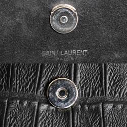 SAINT LAURENT Saint Laurent Kate Tassel Medium Shoulder Bag Black 354119DND0N1000 Embossed Women's