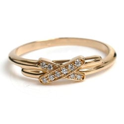 Chaumet K18PG Pink Gold Jeux de Liens Ring 082218 Diamond 49 1.8g Women's