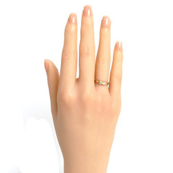 Chaumet K18PG Pink Gold Jeux de Liens Ring 082218 Diamond 49 1.8g Women's