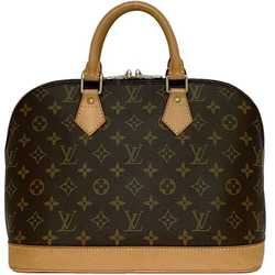Louis Vuitton Handbag Alma PM Brown Monogram M51130 f-20364 Canvas Tanned Leather FL0012 LOUIS VUITTON Women's LV