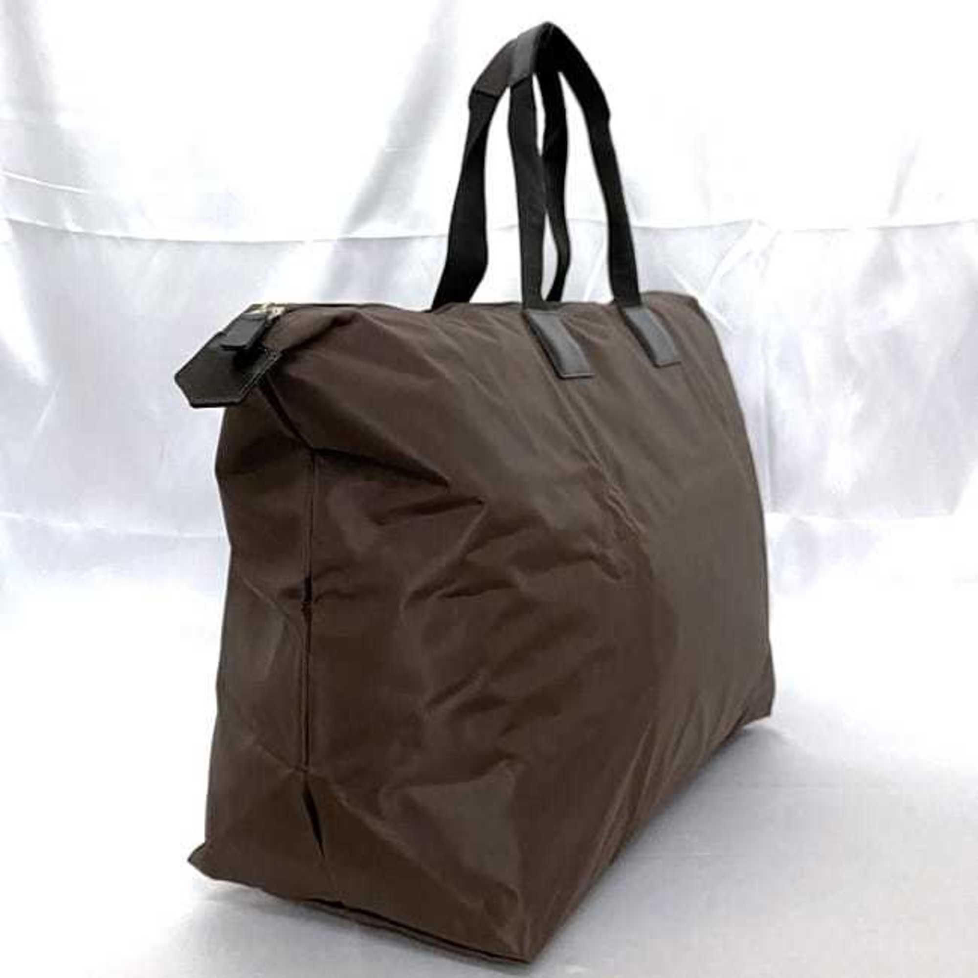 Dunhill Tote Bag Brown Sidecar LU1010B ec-20094 Nylon Leather dunhill Eco Foldable Second Men's Women's