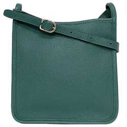 Longchamp Shoulder Bag Green 10138021139 ec-20150 Pochette Leather LONGCHAMP Women's Compact