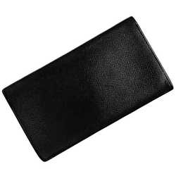 Hermes Bi-fold Long Wallet MC2 Fleming Black Green - f-20301 Billfold Leather Epsom X Stamp HERMES Women's Unisex